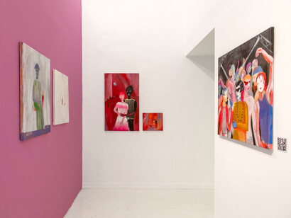 Valentina Sava, Perder el glamour, vista de exhibición. Cortesía de la Miranda Bosch Galería. Foto por Carlos Gil
