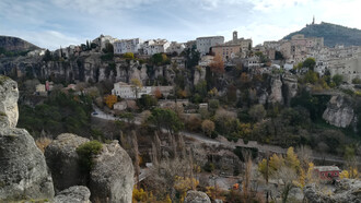 Panorama della città di Cuenca
