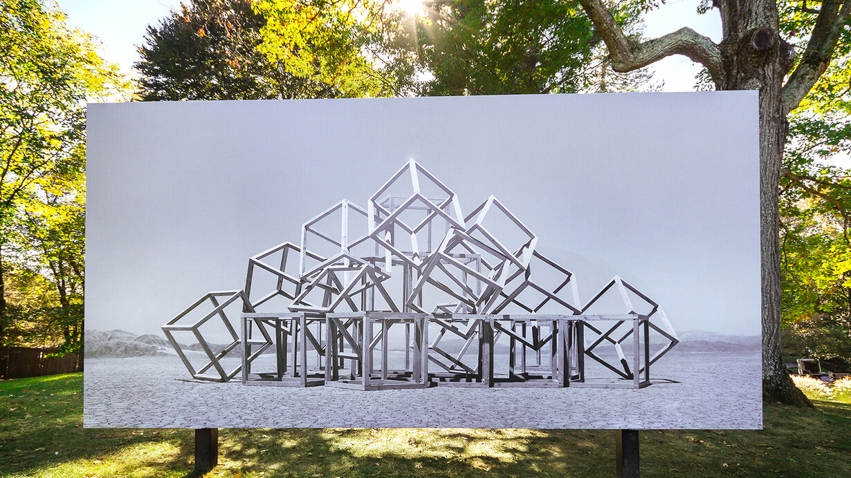 Noémie Goudal, Telluris. Courtesy of DeCordova Sculpture Park and Museum
