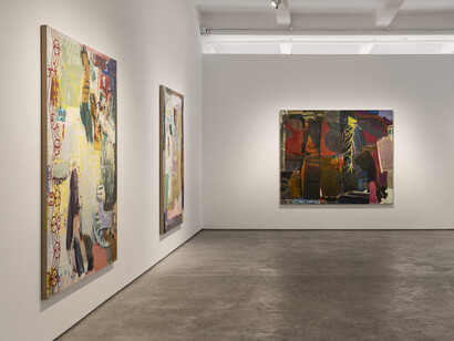 Sangram Majumdar, Bad actors, exhibition view. Courtesy of Galerie Mirchandani + Steinruecke