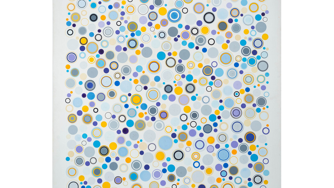 Antonio Asis, Geometría Libre, 1962. Gouache on paper (Cat. No. 4502), 30 5/16 in. x 29 13/16 in. Courtesy of the artist and Sicardi Gallery. Photography by Logan Sebastian Beck