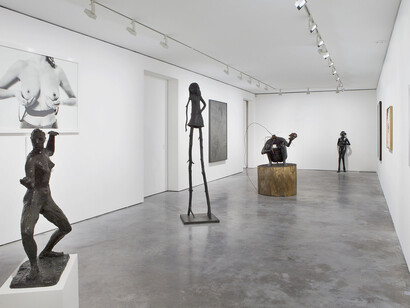 View of the exhibition "G I R L" curated by Pharrell Williams at the Salle de Bal / Galerie Perrotin, Paris. Photo : Claire Dorn, Courtesy Galerie Perrotin  