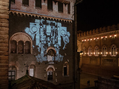 Video Mapping, Palazzo Re Enzo, roBOt festival, XLR8