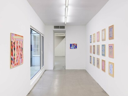 Soetkin Verslype, nearby somewhere, exhibition view. Courtesy of Base-Alpha Gallery