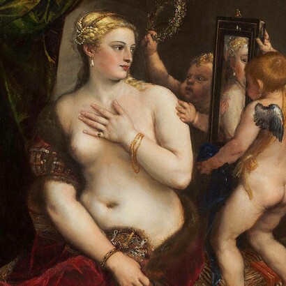 Tiziano Vecellio, Venere allo specchio, olio su tela, 1555 circa, National Gallery of Art, Washington, USA