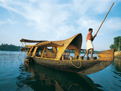 A houseboat in Kerala