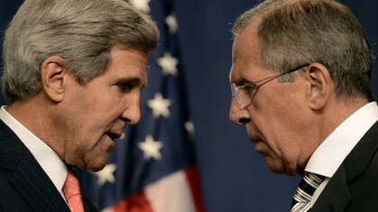 John Kerry y Serguéi Lavrov
