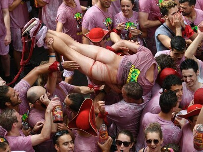 Los sanfermines, una bacanal moderna