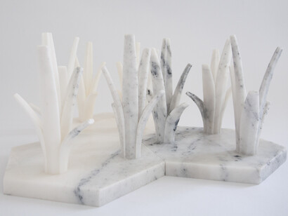 Ai Weiwei, Cao, 2014, marble, dimensions variable, unique. Photo by Hope Lundblad.
Courtesy the artist and Haines Gallery,
San Francisco