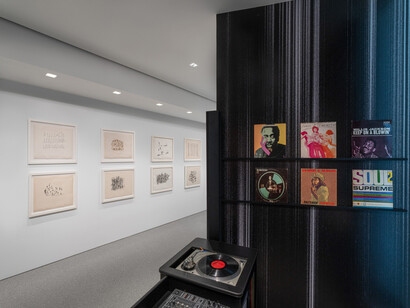 Norman Lewis, Jumping jive, exhibition view. Courtesy of Michael Rosenfeld Gallery