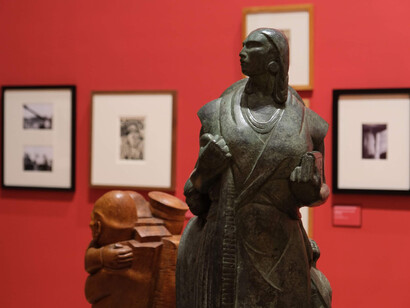 Germán List Arzubide, En las letras está la vida, vista de exhibición. Cortesía del Museo Nacional de Arte
