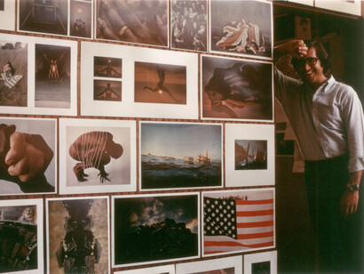 Art Kane nel suo storico studio sopra la Carnegie Hall a New York