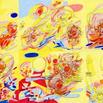 Melissa Marks, Volitia puts up a circus (for Miss Gumpel) (detail), 2024. Courtesy of Kenise Barnes Fine Art