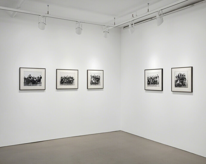 Peter Hujar, Exhibition view. Courtesy of Alexander and Bonin