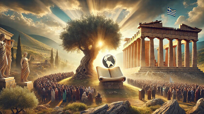 Greece, A symbol of unity and peace, where ancient wisdom inspires the global pursuit of harmony and understanding