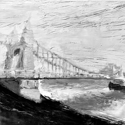 Hammersmith Bridge, 2013, vernice acrilica, smalto su tela , 120 x 150 cm, 2013, acrylic paint, enamel on canvas , 120 x 150 cm. Courtesy: GALLERIA CONTINUA, San Gimignano / Beijing / Les Moulins / Habana
Photo by: ©Yaque

