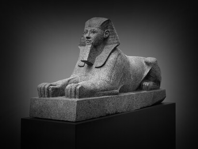La esfinge de Hatshepsut en el Museo Metropolitano de Nueva York, Estados Unidos