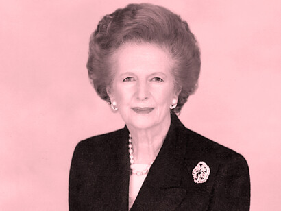 Margaret Thatcher, primera ministra del Reino Unido desde 1979 a 1990