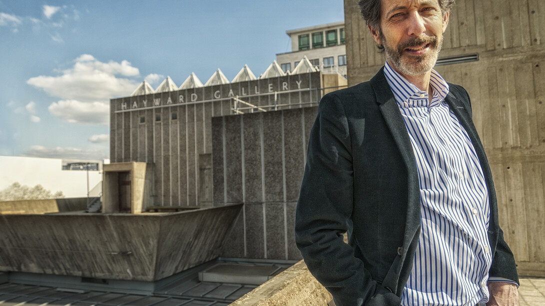 Ralph Rugoff, Director of Hayward Gallery, London. Photo Marc Aitkin 
