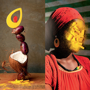 Lorenzo Vitturi, From the series Dalston Anatomy, Yellow Chalk #1&2, 2013, Giclee Print on Hahnemuhle Bamboo. © Lorenzo Vitturi, Courtesy Yossi Milo Gallery, New York