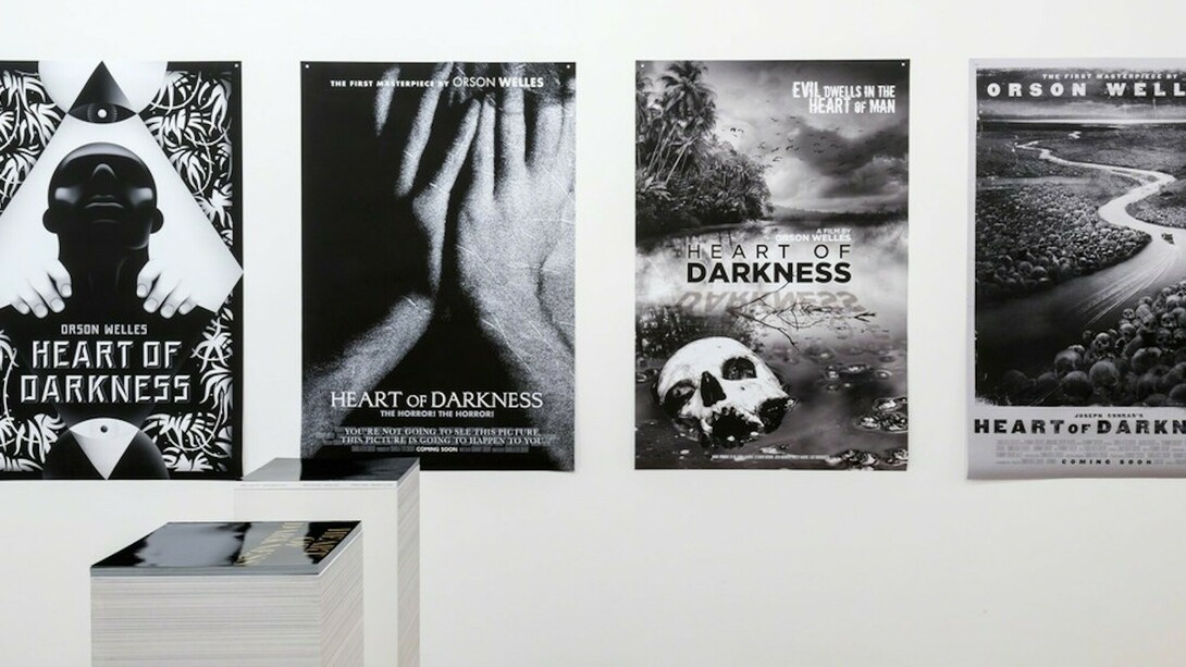 Fiona Banner, Au Cœur des Ténèbres, Exhibition view. Courtesy of mfc - michèle didier