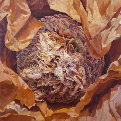 Andrea Kantrowitz, Asteria,18 x 18 inches, oil on canvas, 2020	