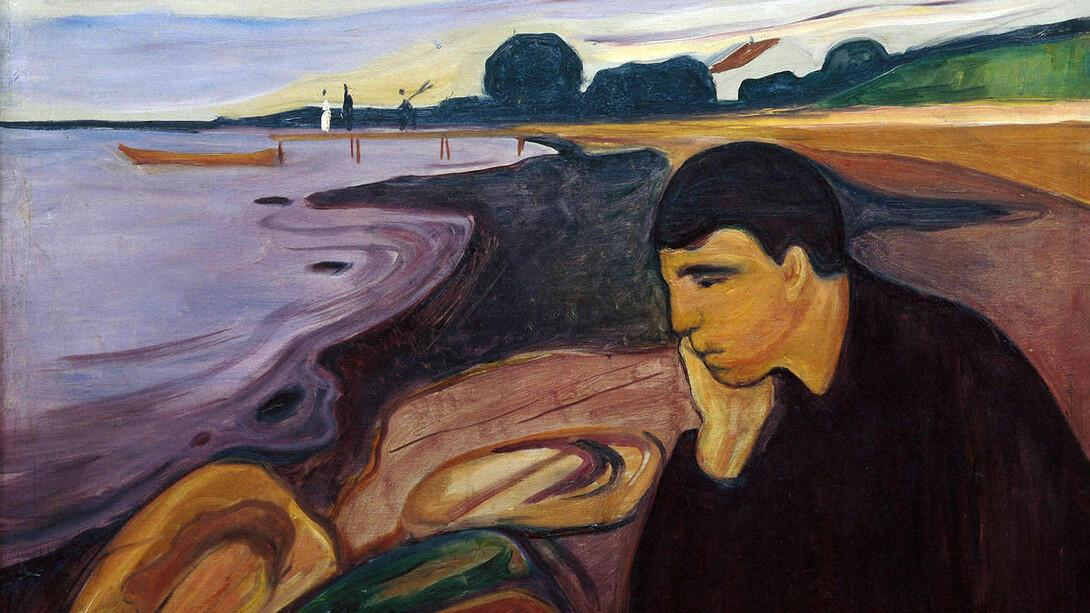 Edvard Munch, Melancolía (1894-96). Vivimos un tiempo en que las certezas se disuelven y la identidad se vuelve una búsqueda más que una herencia, pero aún es posible hallar sentido en la palabra que nace del alma