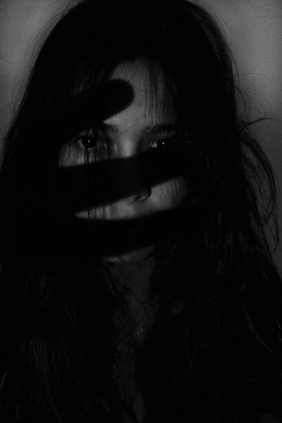 Young woman hurting. Mental and physical health are equally important components of overall health. Phobias are deeply personal