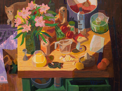 Nicholas Bono Kennedy, Prep (detail), 2024. Courtesy of the artist and Hashimoto Contemporary LA