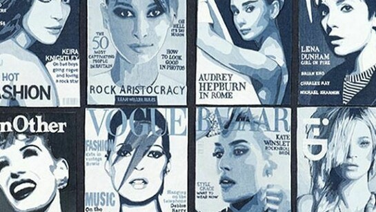 Ian Berry, Cover Girls, Denim on Denim, 61 x 122 cm