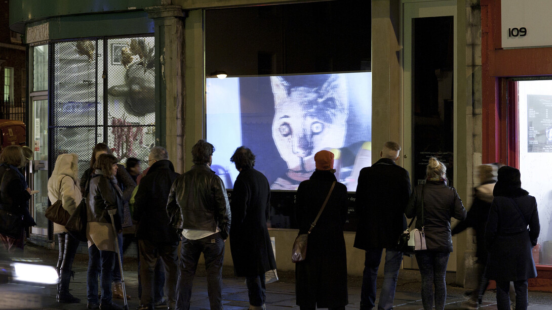 Exterior, Tintype gallery, Essex Road (project), 2014. Photo-Cameron Leadbetter. Courtesy Tintype