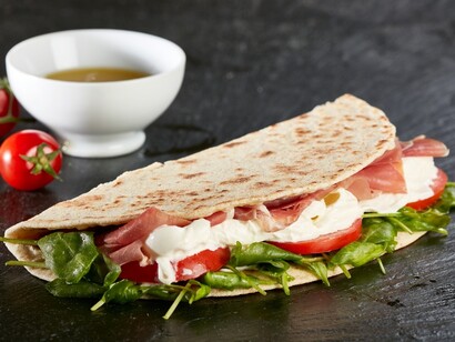 Una piadina farcita