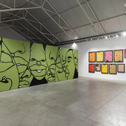 Dino D’Santiago, Portal do retorno (Portal of return), exhibition view. Courtesy of Underdogs 