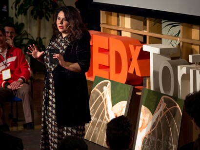 Michela Murgia all'evento TEDxTorino "Genius Ex Machina" - 20.02.2019, foto di TEDxTorino