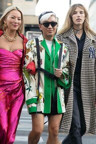 Influencers exercising their power by displaying the latest trendy fashion