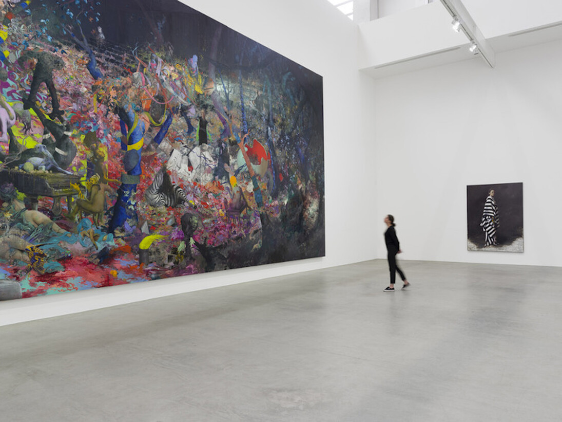 Jonas Burgert, Exhibition view. Courtesy of Blain|Southern
