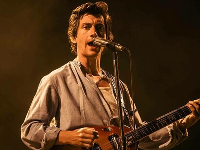 Alex Turner of the UK's favorite band the Arctic Monkeys
