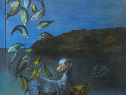 «Desde la playa» (detalle), Julio Visquerra (1987)