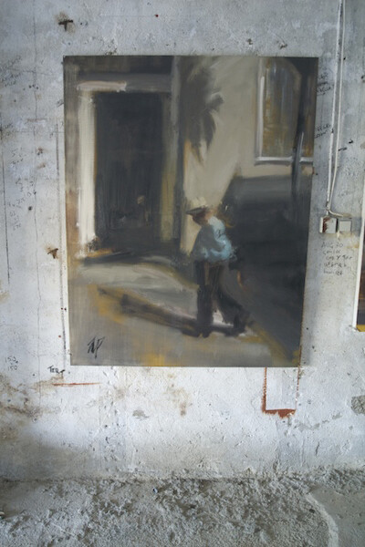 Tim Parry, El Cubano, 146 cm x 114 cm, oil on Belgian linen canvas