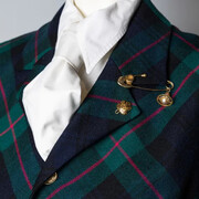 Framing fashion, details, exhibition view. Courtesy of The Bowes Museum