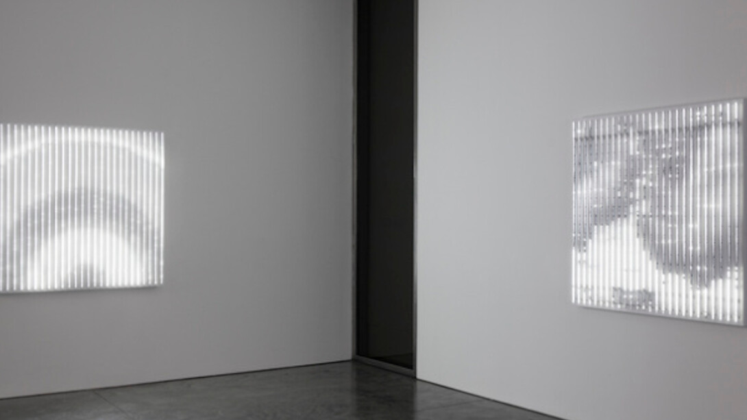 Leo Villareal, Exhibition view. Courtesy of Pace Gallery