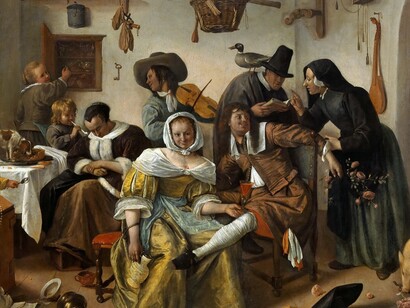 «Cuidado con la lujuria» (1663), Jan Steen