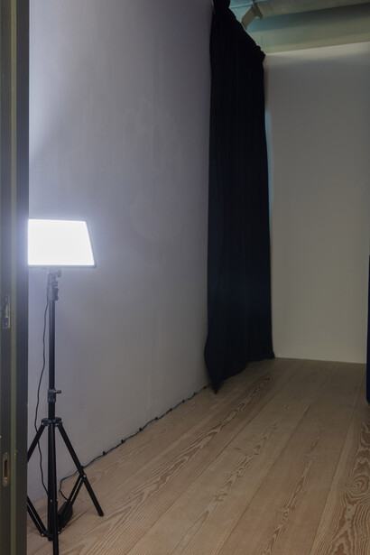 Installation view, Mark Fell, The Concept of Time is Intrinsically Incoherent, 2019. Photo: Anna Lukala, Courtesy of Focal Point Gallery
 