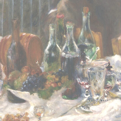 Auguste Renoir, La colazione dei canottieri, particolare