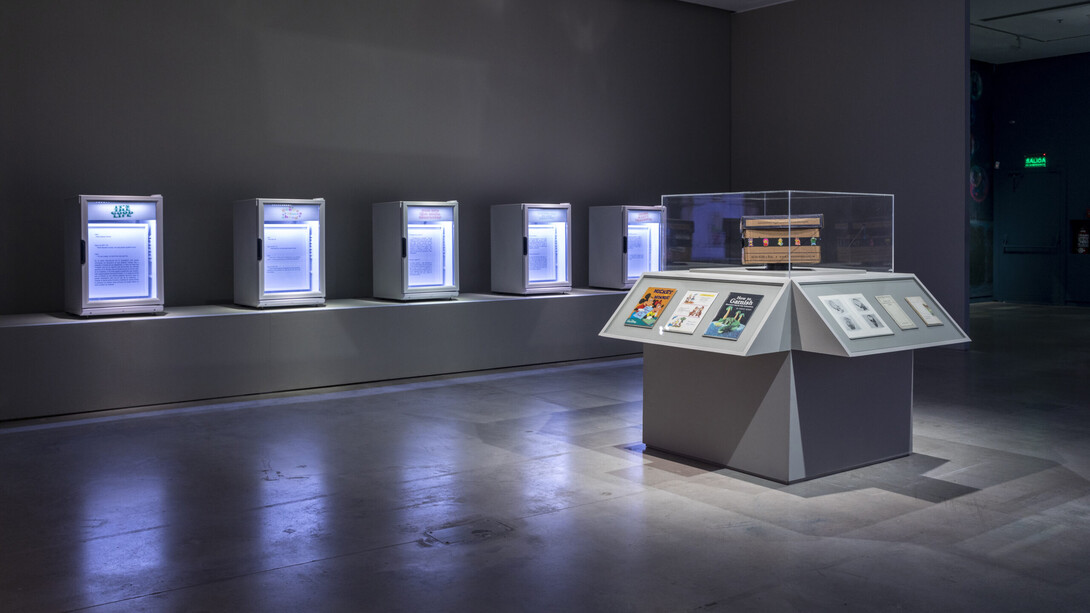 Martín Legón, Solo las piedras recuerdan, vista de exhibición. Cortesía del Museo de Arte Moderno de Buenos Aires