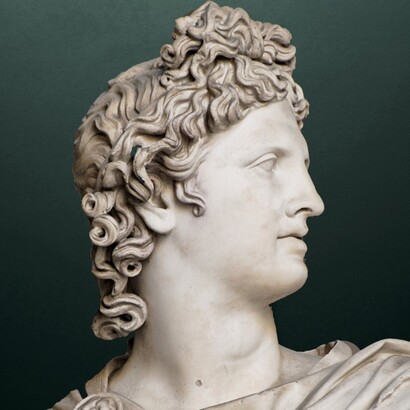 La testa dell'"Apollo del Belvedere"