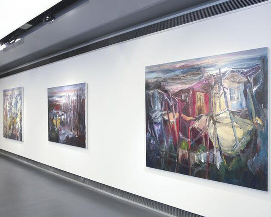 Fathallah Zamroud, Exhibition view. Courtesy of Ayyam Gallery