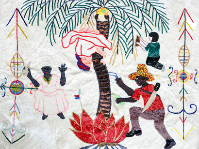Myrlande Constant, Marinette bois chèche, c. 1990s. Courtesy of Fort Gansevoort