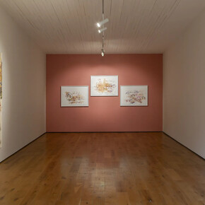Carmen Neely, un vestigio más allá de la vida del cuerpo, vista de exhibición. Cortesía de Galería Mariane Ibrahim  