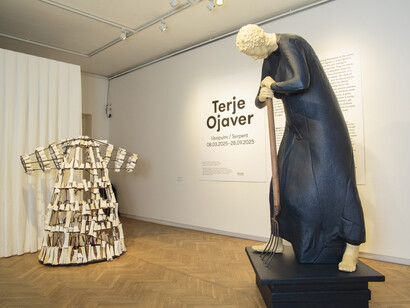 Serpent, exhibition view. Courtesy of Tartu Art Museum